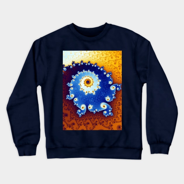 Fractal- Mandelbrot Set Crewneck Sweatshirt by candhdesigns